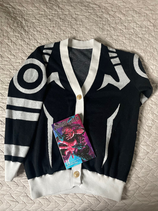 Sukuna Inspired Knit Cardigan