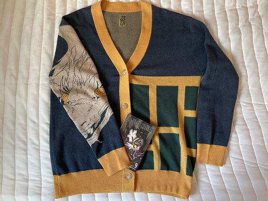 Suguru Geto Inspired Knit Cardigan