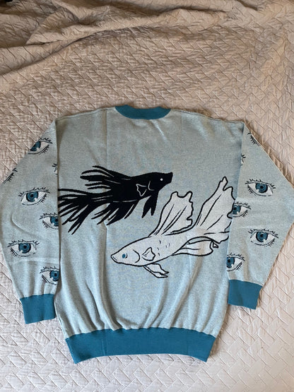 Gojo Inspired Knit Sweater