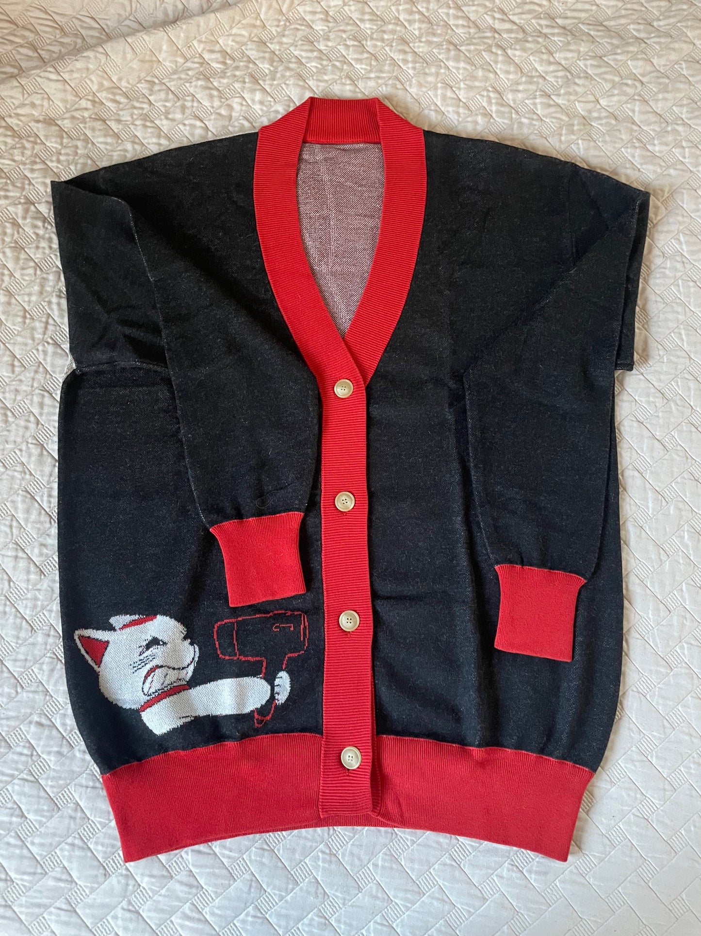 Dandadan Inspired Knit Cardigan