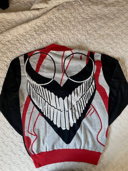 Dandadan Inspired Knit Cardigan