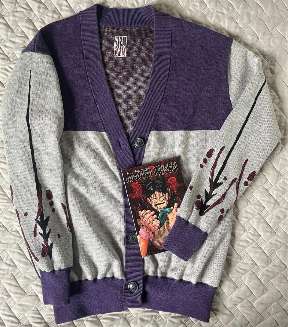 Choso Inspired Knit Cardigan