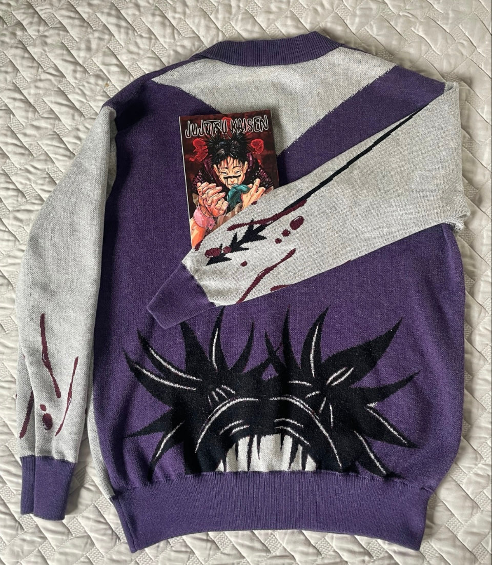 Choso Inspired Knit Cardigan